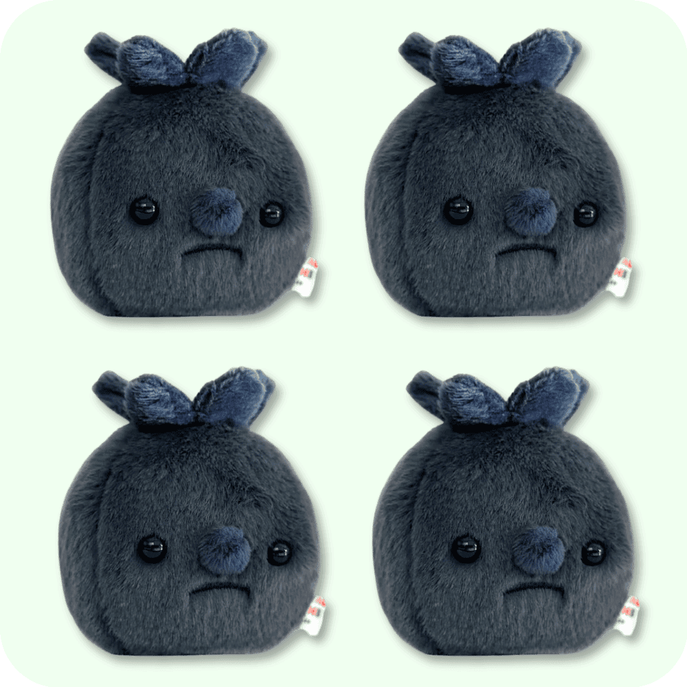 Forgotten Blueberry Plush 4PCS Forgotten Blueberry Plush 4PCS
